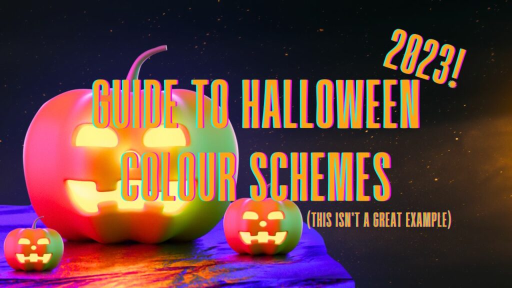 guide to Halloween colour schemes
